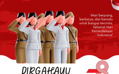 Upacara Peringatan Kemerdekaan RI Ke-78 Se-Kecamatan Lengkong di SMKN 8 Bandung